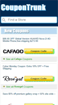 Mobile Screenshot of coupontrunk.com